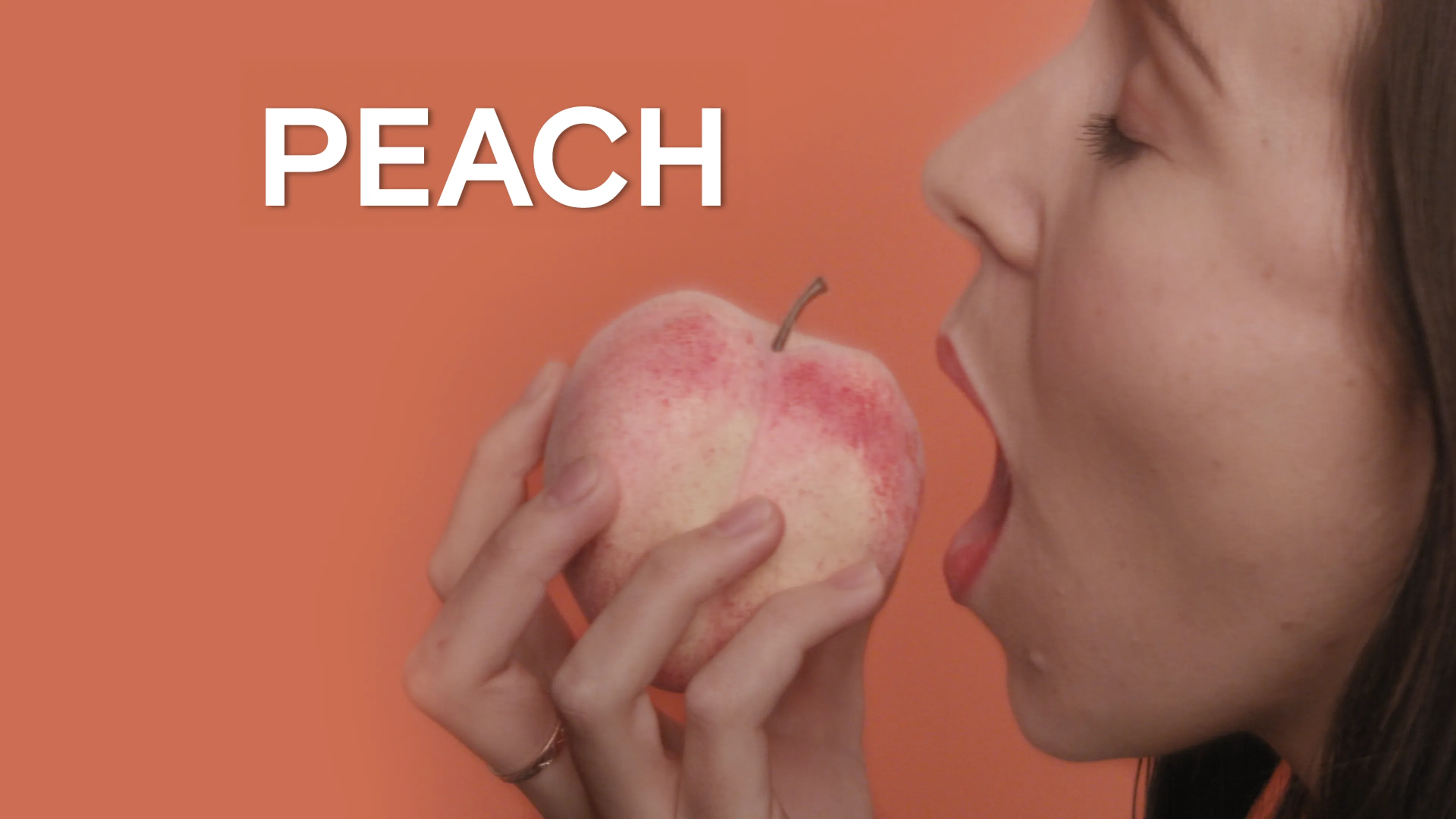 Peach poster